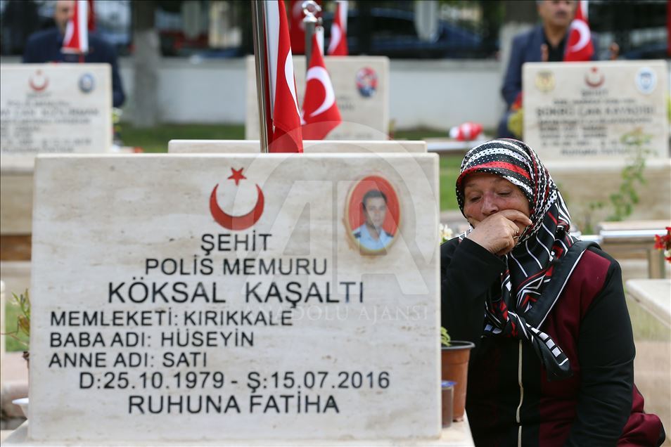 15 Temmuz Demokrasi Şehitliği'nde anma