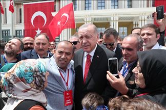 15 Temmuz için Beştepe'de tören düzenlendi
