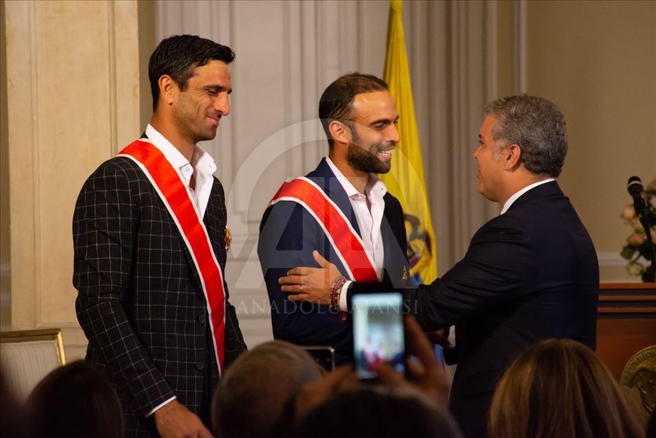Homenaje a tenistas colombianos ganadores de dobles masculinos en Wimbledon 2019