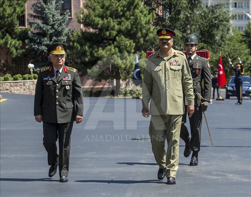 دیدار فرماندهان ارتش‌های ترکیه و پاکستان در آنکارا