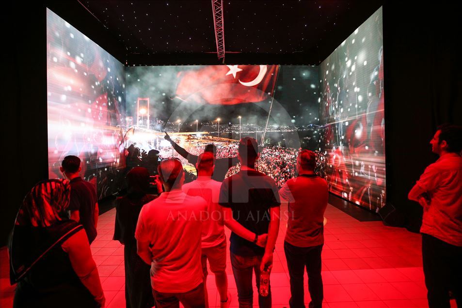 AA'nın "Dijital Gösterim Merkezi"ndeki videosuna yoğun ilgi