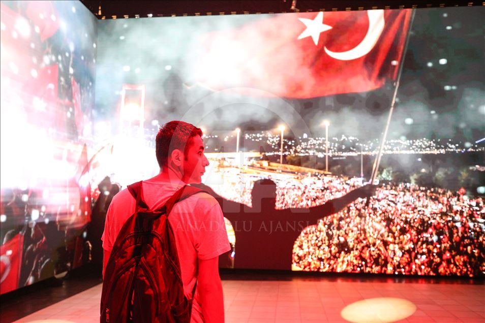 AA'nın "Dijital Gösterim Merkezi"ndeki videosuna yoğun ilgi