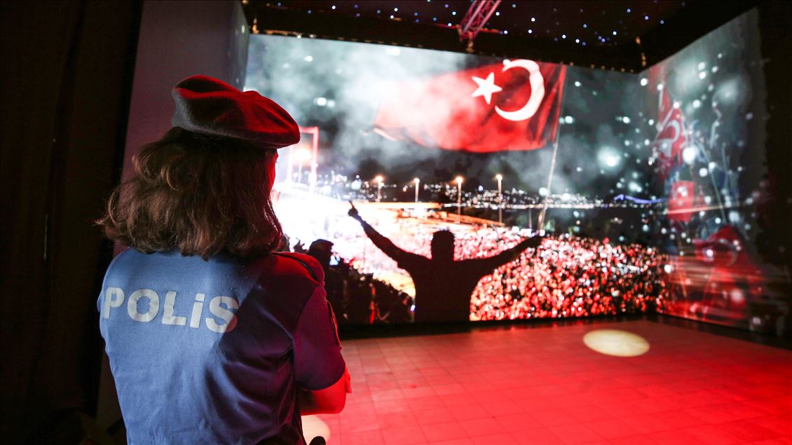 AA'nın "Dijital Gösterim Merkezi"ndeki videosuna yoğun ilgi