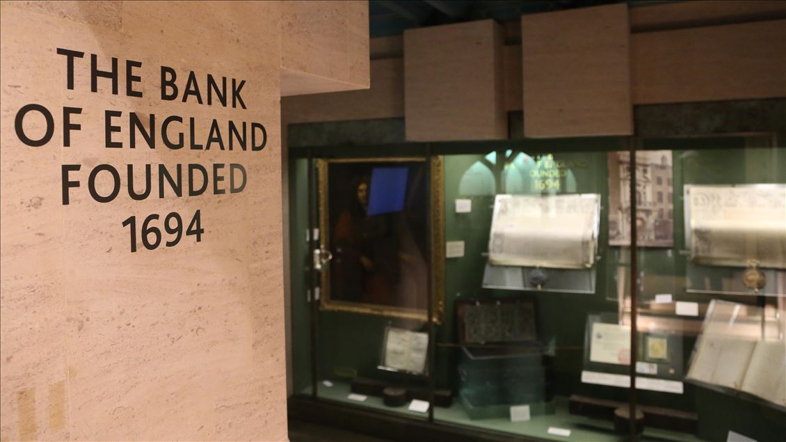 İngiltere Merkez Bankasının tarihi sergilendi
