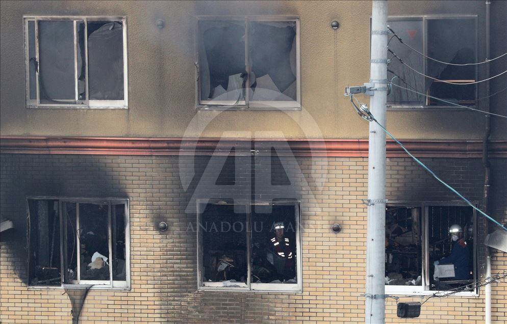 Japonya'da animasyon stüdyosunda yangın: 13 ölü