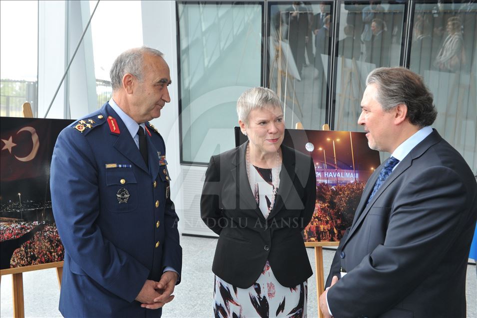 NATO'da AA'nın 15 Temmuz fotoğrafları sergilendi