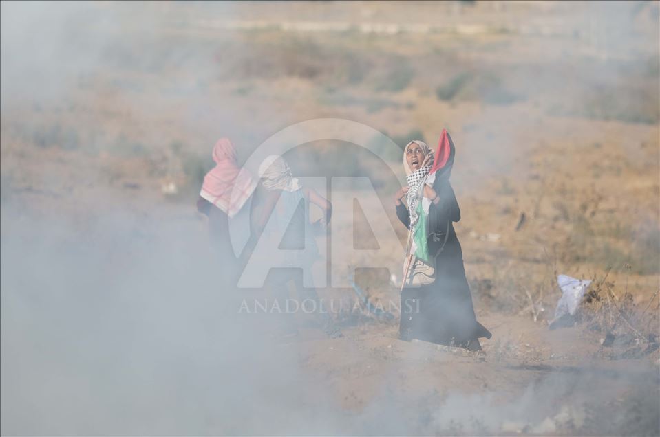 راهپیمایی بازگشت بزرگ فلسطینیها در نوار غزه