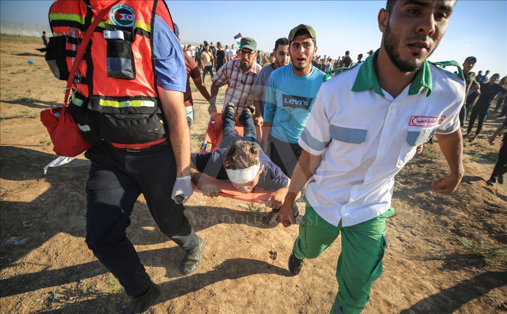 ادامه راهپیمایی «بازگشت بزرگ» فلسطینیان در نوار غزه