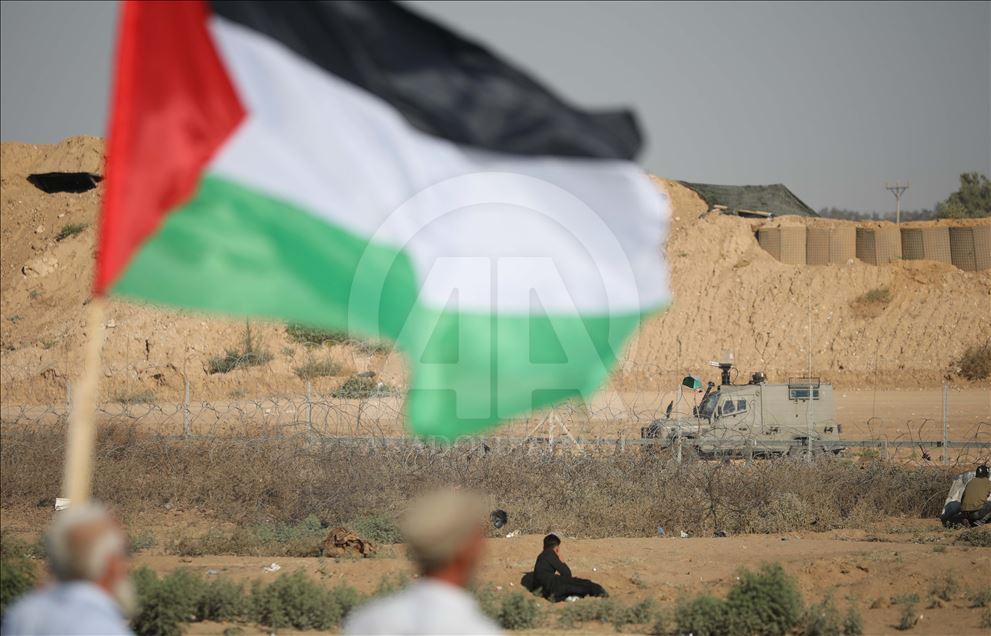 راهپیمایی بازگشت بزرگ فلسطینیها در نوار غزه