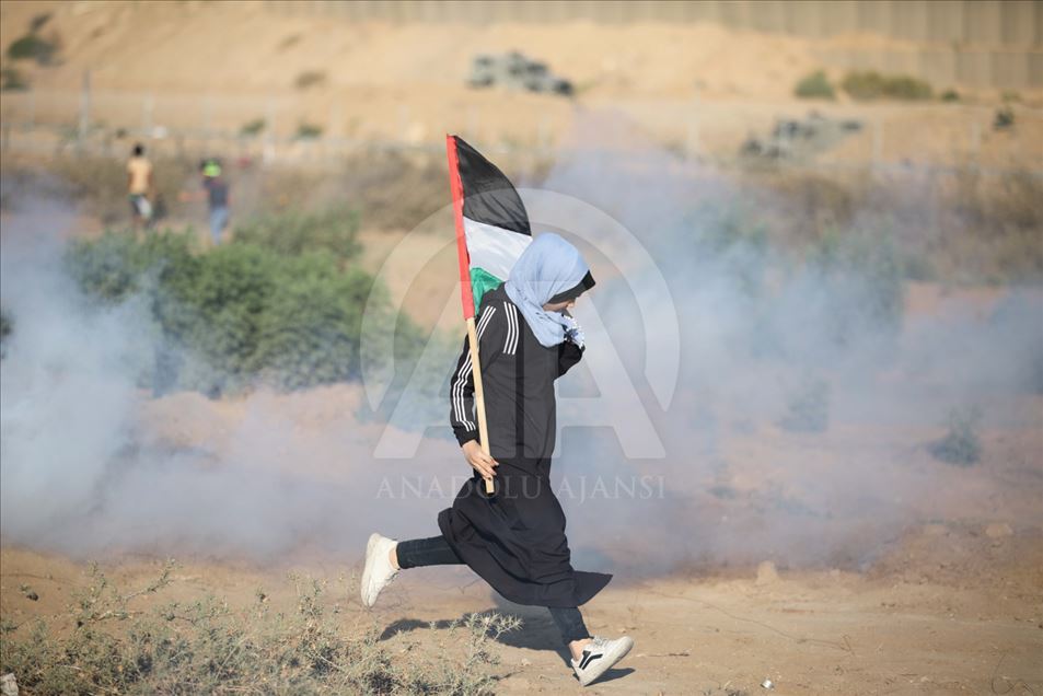 Manifestaciones de la 'Gran marcha del retorno' en Gaza
