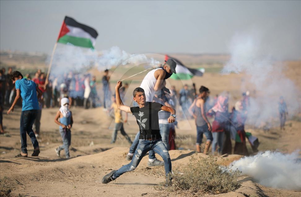Manifestaciones de la 'Gran marcha del retorno' en Gaza