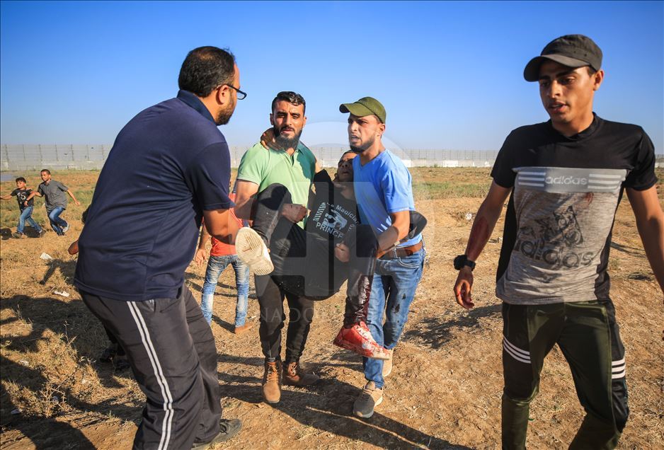 ادامه راهپیمایی «بازگشت بزرگ» فلسطینیان در نوار غزه