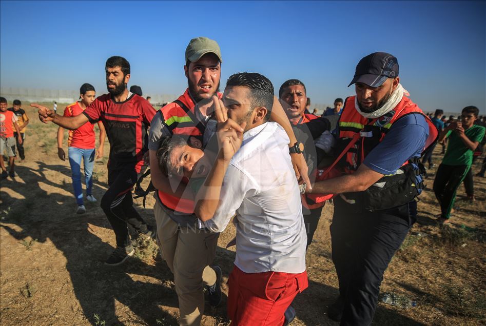 ادامه راهپیمایی «بازگشت بزرگ» فلسطینیان در نوار غزه