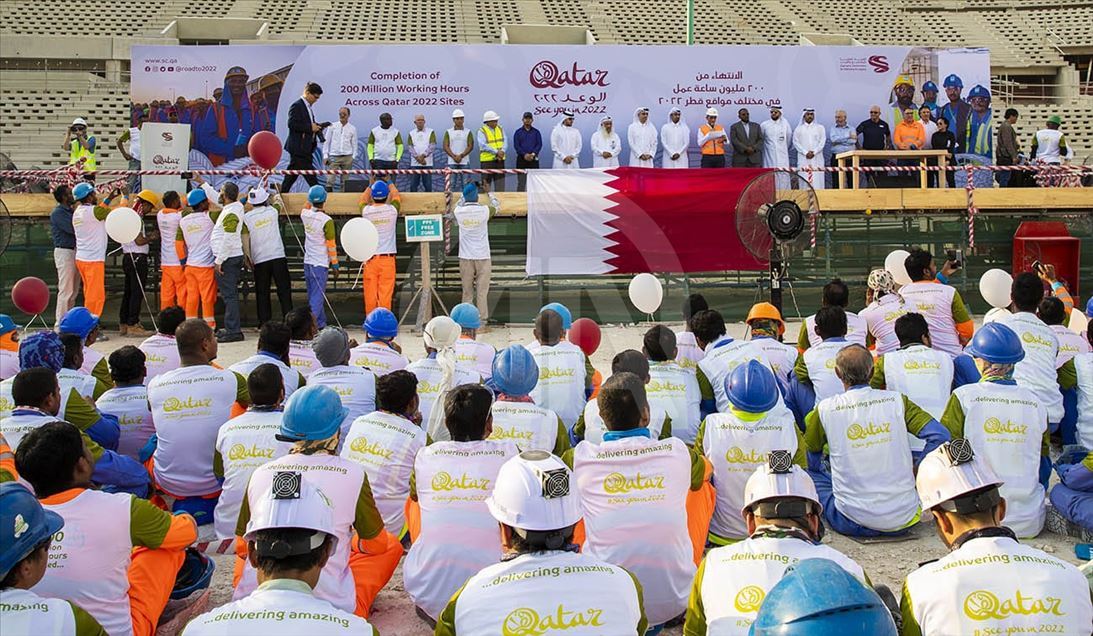 قطر: أنجزنا 75 بالمئة من خطة منشآت مونديال 2022