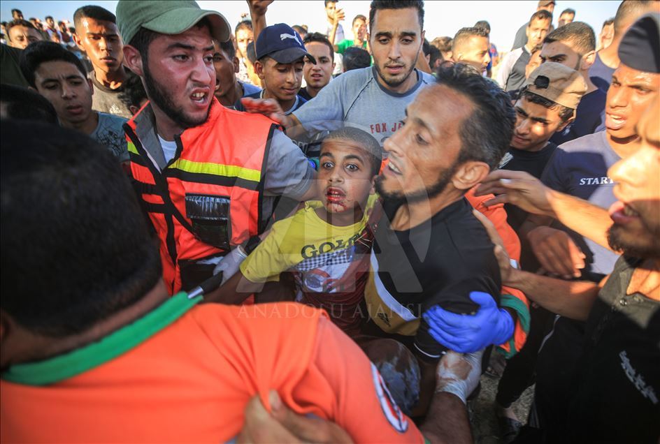 ادامه راهپیمایی «بازگشت بزرگ» فلسطینیان در نوار غزه