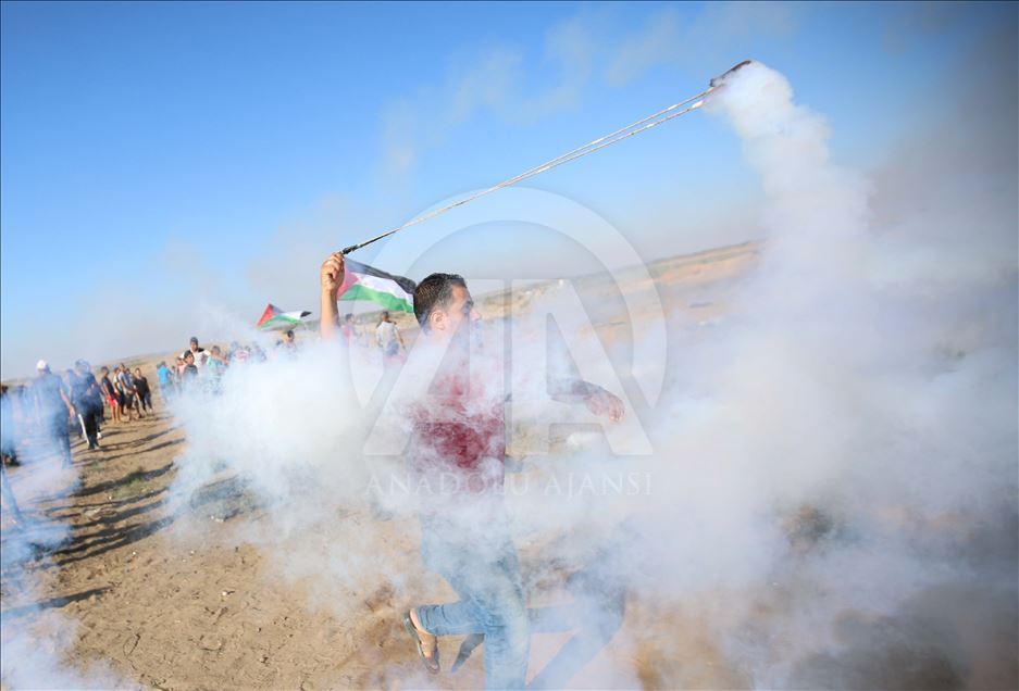 راهپیمایی بازگشت بزرگ فلسطینیها در نوار غزه