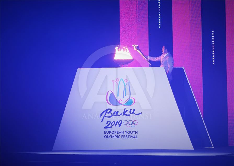 Bakü'de Avrupa Gençlik Olimpik Yaz Festivali coşkusu 