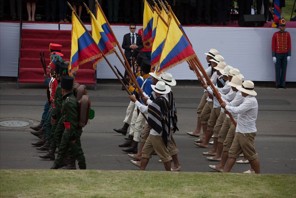 Celebración del Día de la Independencia en Colombia Anadolu Ajansı