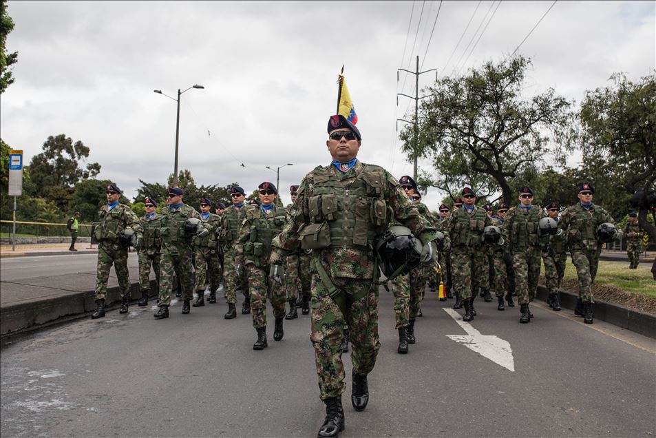 Desfile militar del Día de la Independencia de Colombia