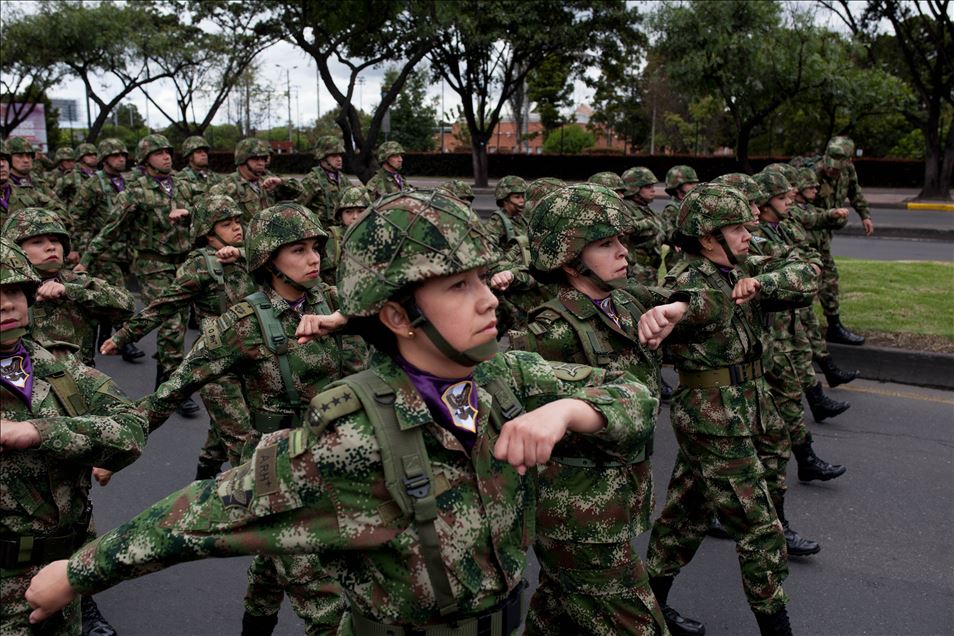 Desfile militar del Día de la Independencia de Colombia