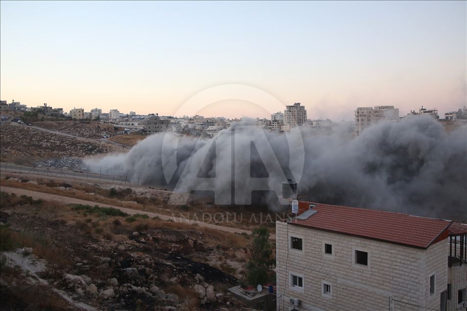 إسرائيل تفجر بناية سكنية في القدس