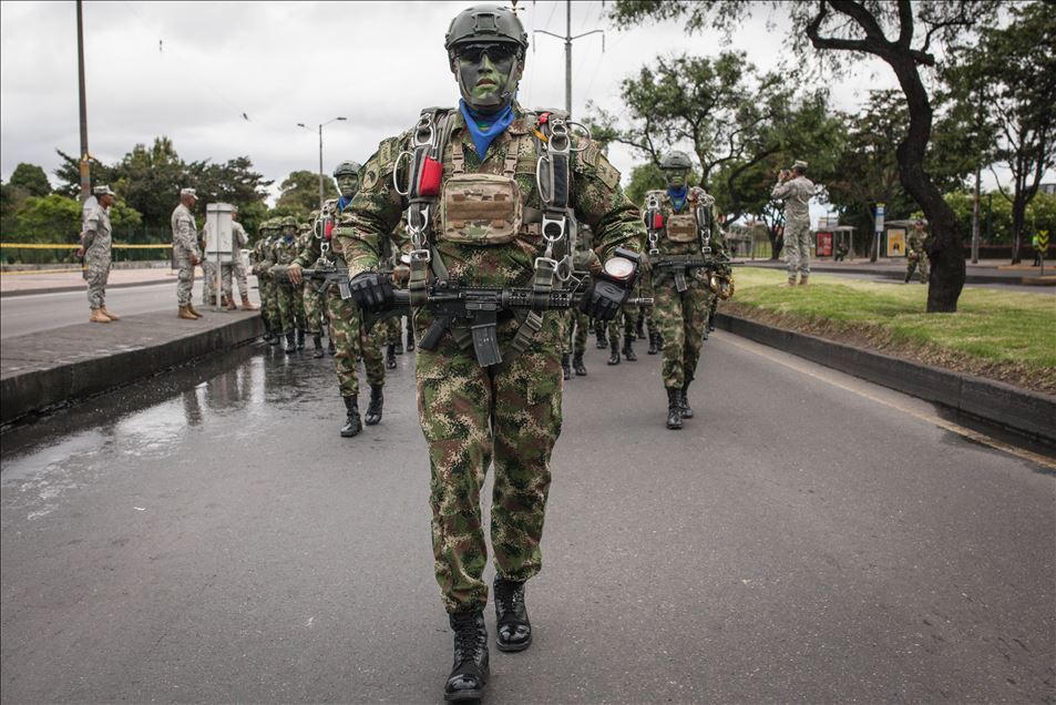 Desfile militar del Día de la Independencia de Colombia