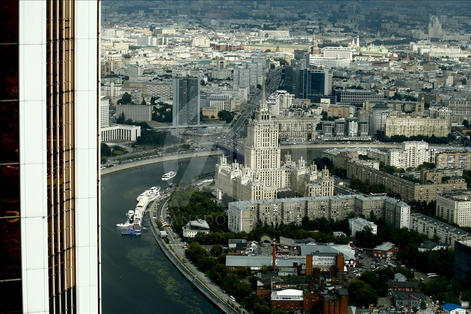 مناظر مسکو از تراس برج «فدراسیون»+ تصاویر