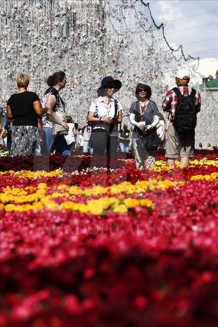 Festival de las flores en Moscú