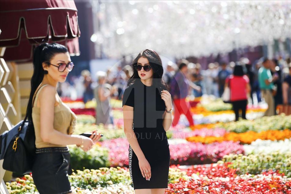 Festival de las flores en Moscú