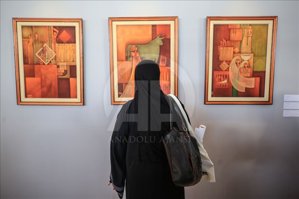 Pameran seni yang dibuka oleh 64 seniman Palestina di Kota Gaza