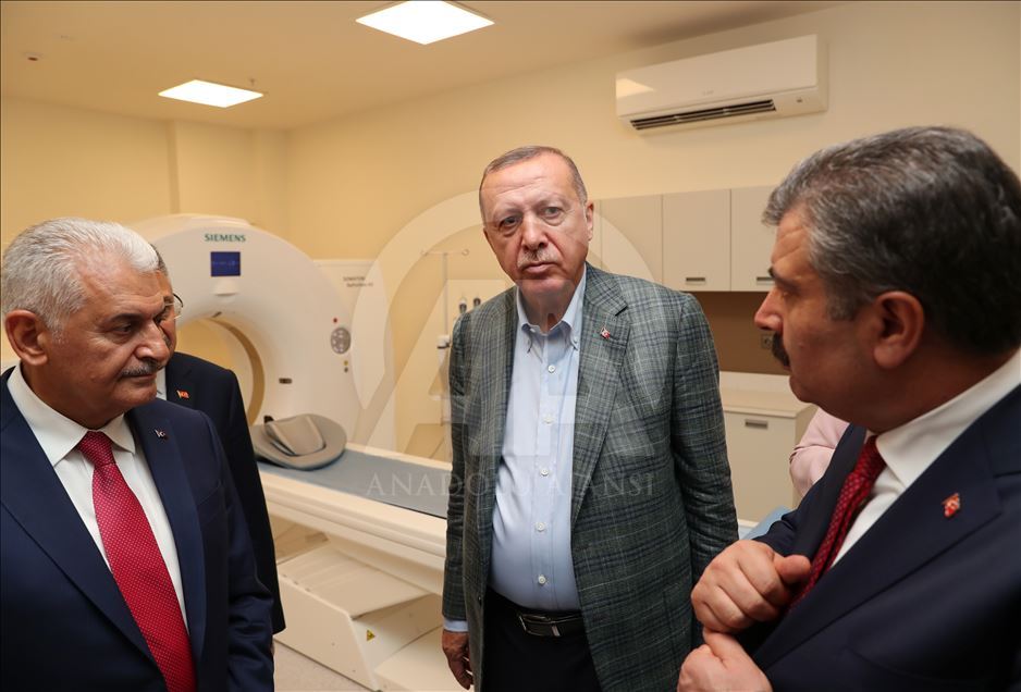 Cumhurbaşkanı Erdoğan, Bursa Şehir Hastanesi'ni ziyaret etti 