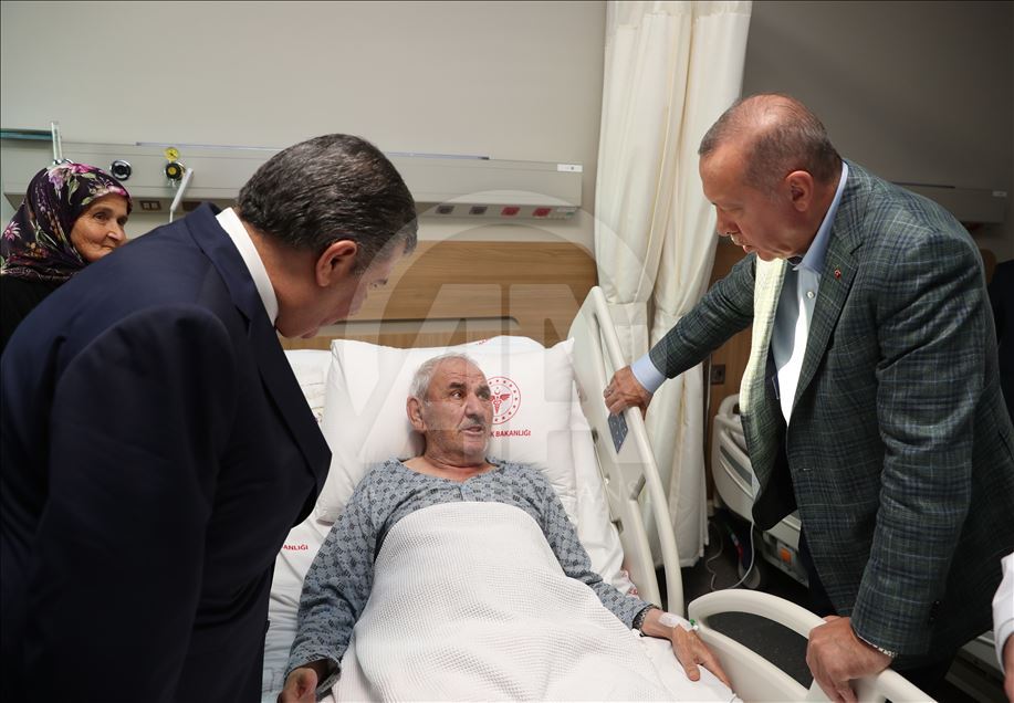Cumhurbaşkanı Erdoğan, Bursa Şehir Hastanesi'ni ziyaret etti 