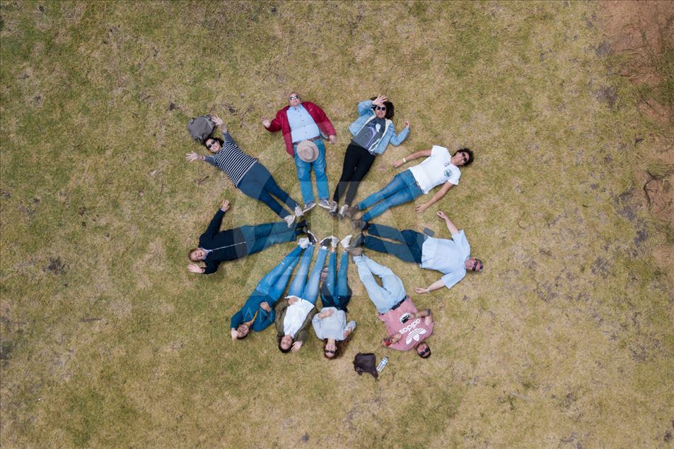 'Pozos Azules', un lugar turístico en Villa de Leyva, Colombia
