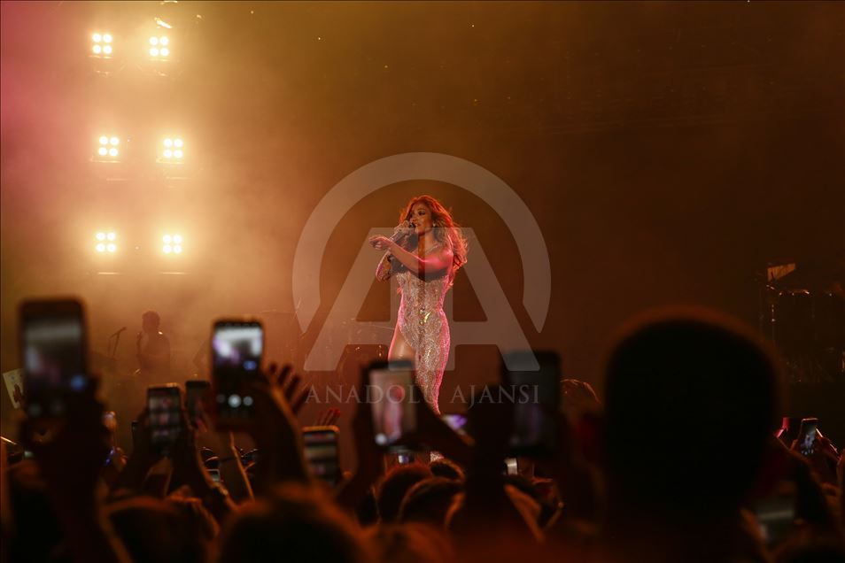 Jennifer Lopez performs in Antalya