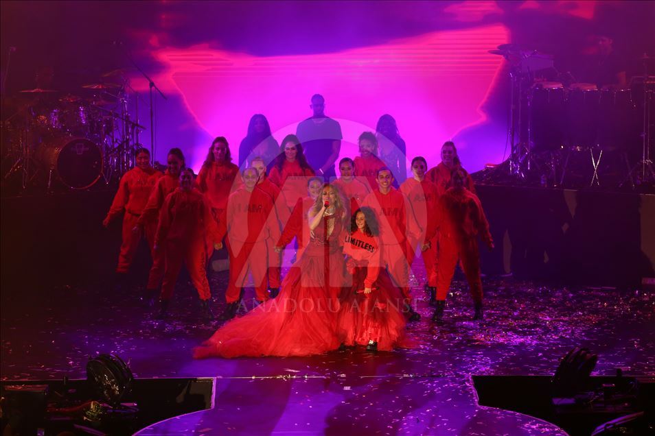 Jennifer Lopez performs in Antalya
