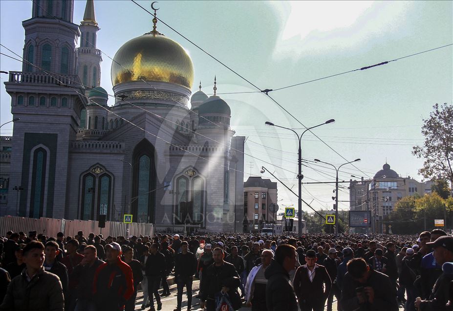 Eid Al Adha prayer in Moscow