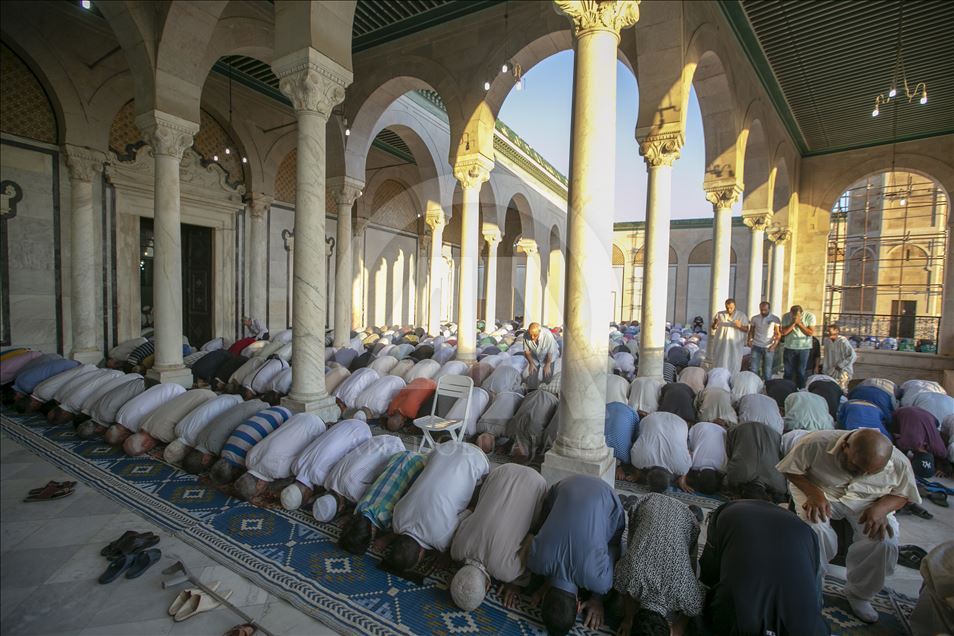 Eid Al-Adha prayer in Tunis