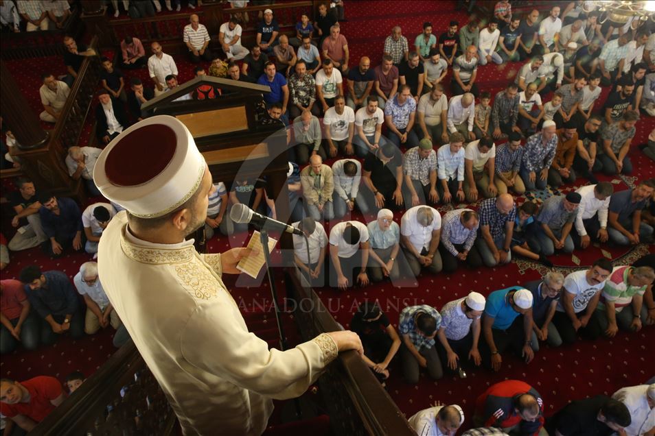 Eid Al-Adha prayer in Turkey's Kocaeli