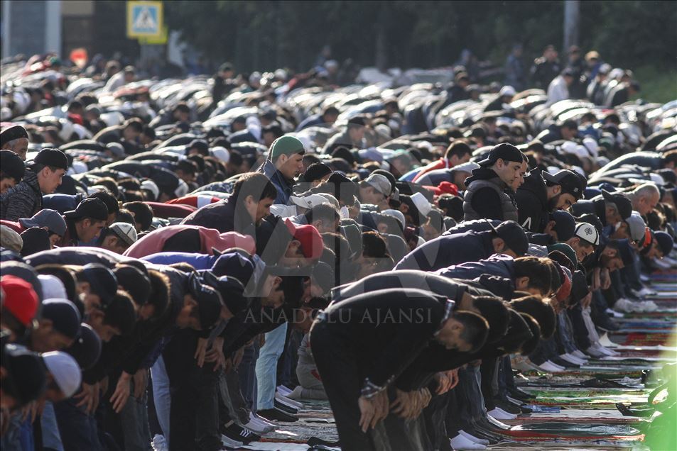 برگزاری نماز عید قربان در روسیه