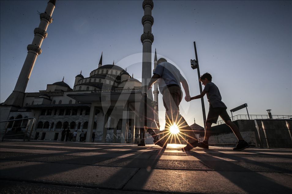 Eid Al-Adha prayer in Turkey's Ankara