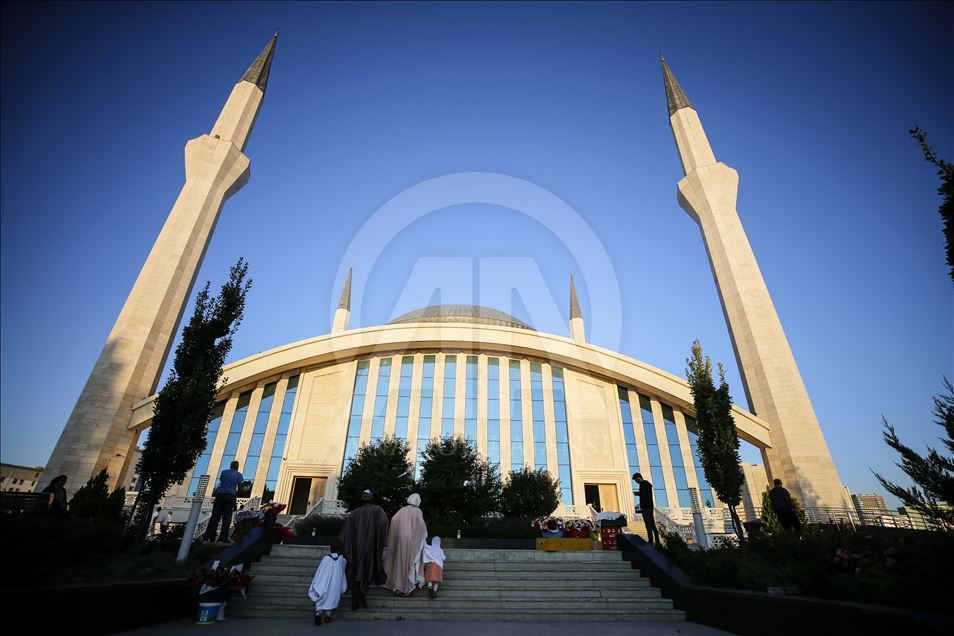 Eid Al-Adha prayer in Turkey's Ankara