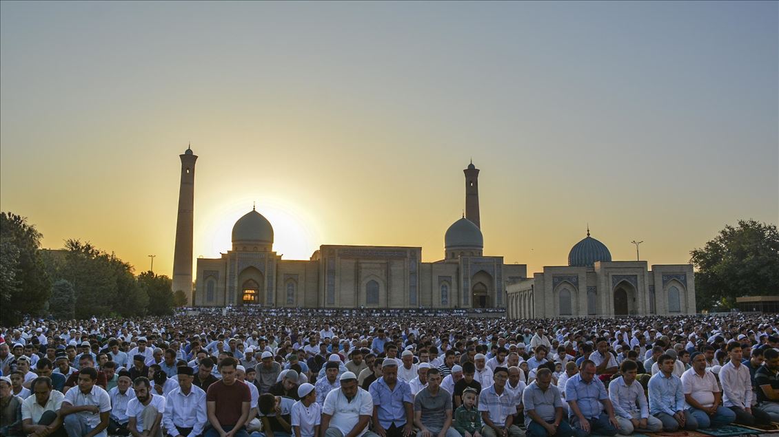 برگزاری نماز عید قربان در ازبکستان