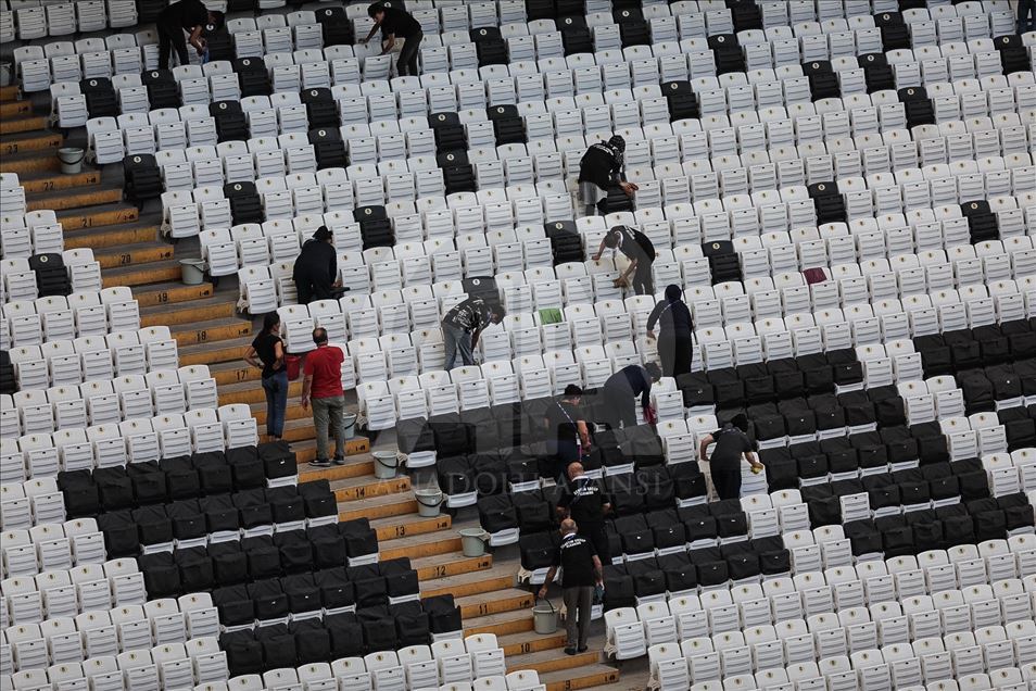 Vodafone Park, UEFA Süper Kupa maçına hazırlanıyor