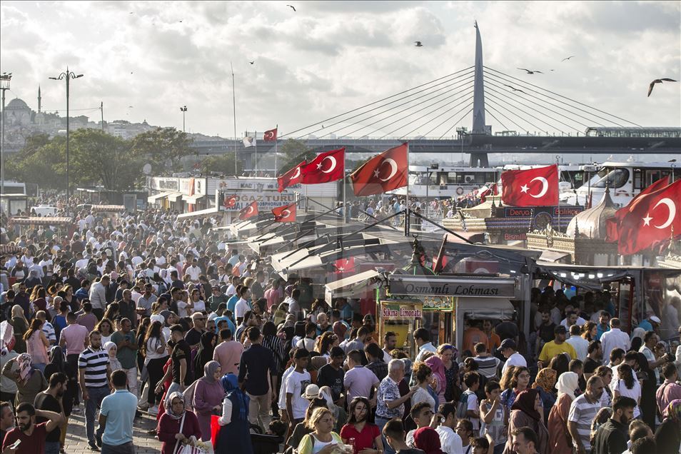 İstanbul'da bayram yoğunluğu