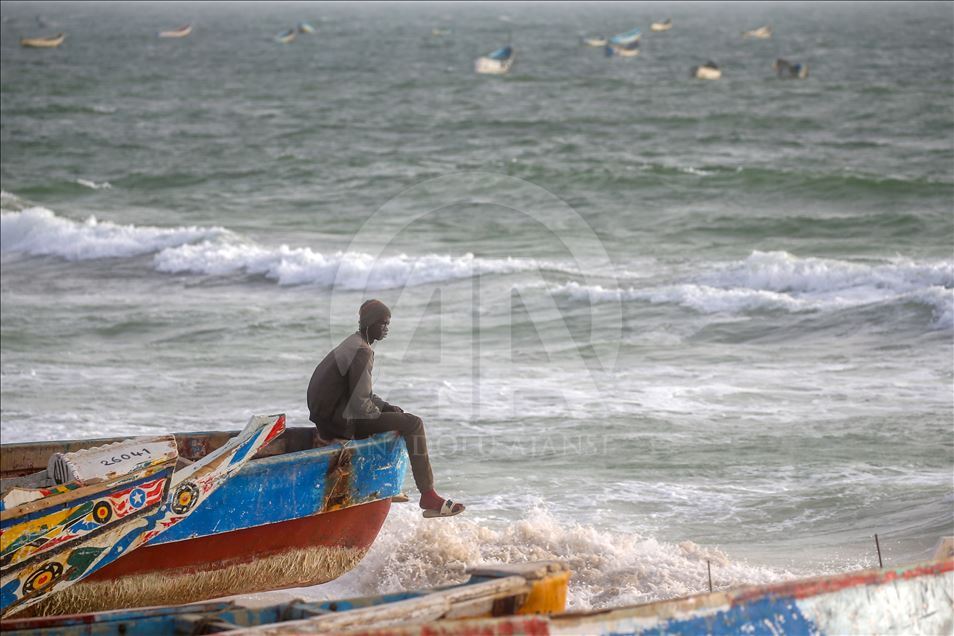 ماهیگیران موریتانیایی در اقیانوس اطلس