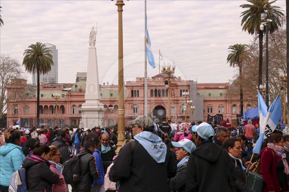 Protestas contra la crisis económica en Argentina