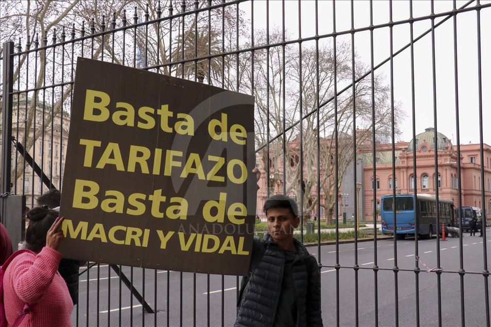 Protestas contra la crisis económica en Argentina