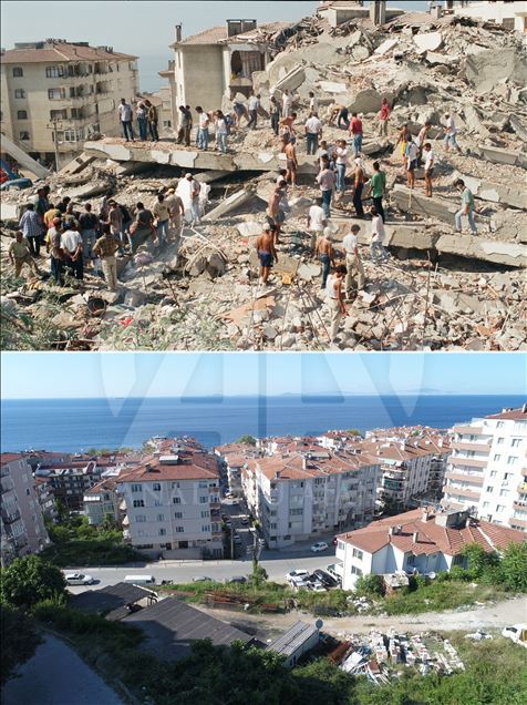 depremden 20 yil sonra anadolu ajansi