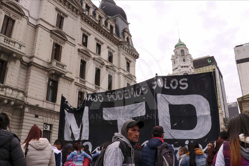 Protestas contra la crisis económica en Argentina