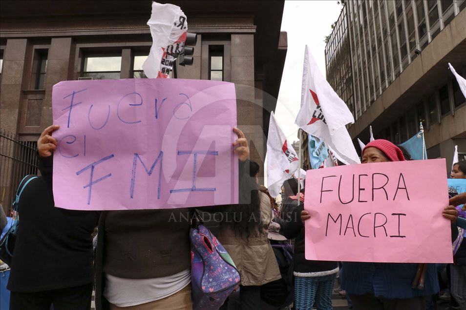 Protestas contra la crisis económica en Argentina